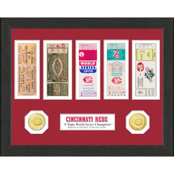 Product image for Framed MLB World Series Champions Tickets