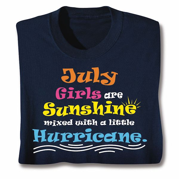 Product image for Personalized Your Month Sunshine T-Shirt or Sweatshirt