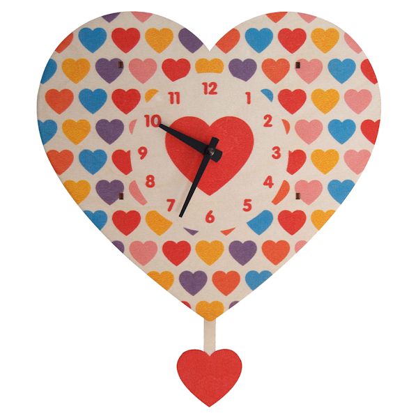 Product image for Heart Pendulum Clock