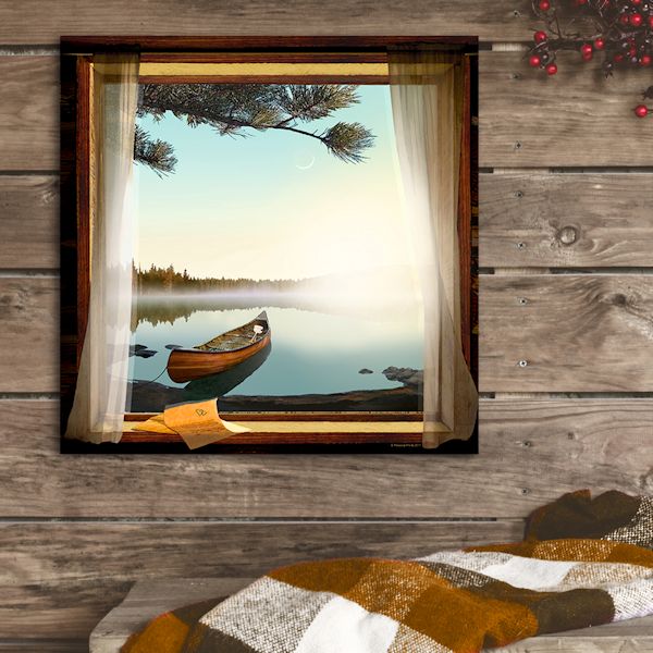Product image for Personalized Lake Retreat Print