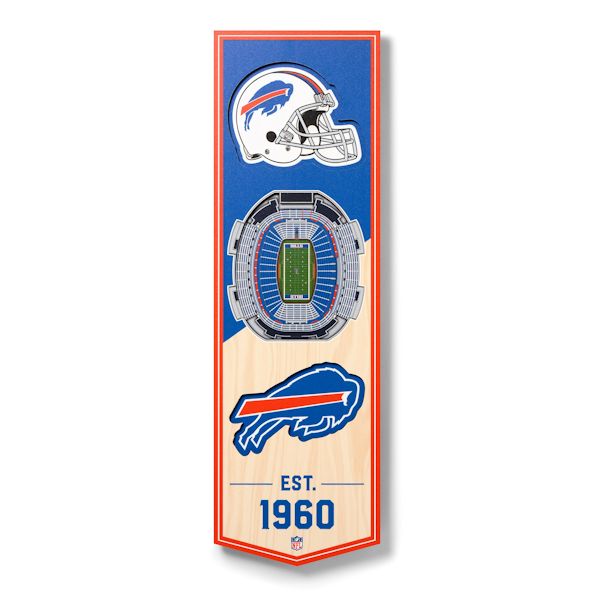 Product image for 3-D NFL Stadium Banner-Buffalo Bills
