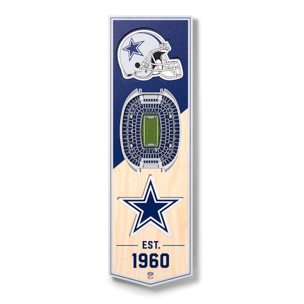 Product image for 3-D NFL Stadium Banner-Dallas Cowboys
