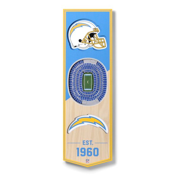Product image for 3-D NFL Stadium Banner-Los Angeles Chargers