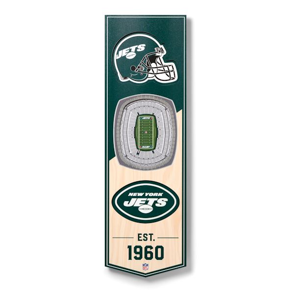 Product image for 3-D NFL Stadium Banner-New York Jets