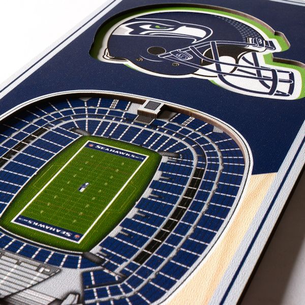 Product image for 3-D NFL Stadium Banner-Seattle Seahawks