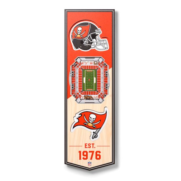 Product image for 3-D NFL Stadium Banner-Tampa Bay Buccaneers
