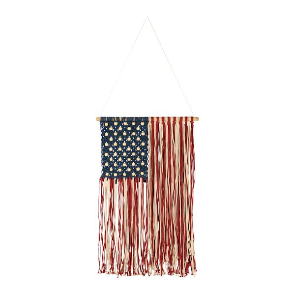 Product image for Macrame USA Flag