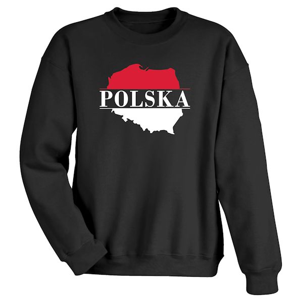 Product image for Wear Your Polska (Polish) Heritage T-Shirt or Sweatshirt