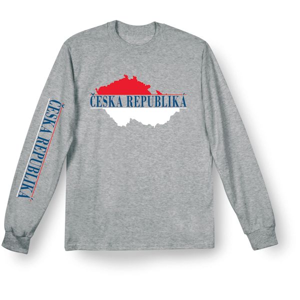 Product image for Wear Your Ceska Republika Heritage T-Shirt or Sweatshirt