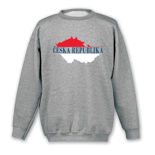 Product image for Wear Your Ceska Republika Heritage T-Shirt or Sweatshirt