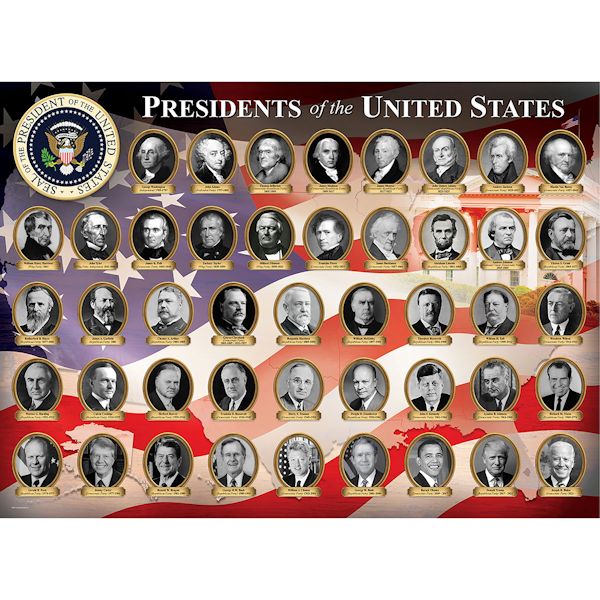 Product image for Presidents Of The United States 1000 Piece Puzzle