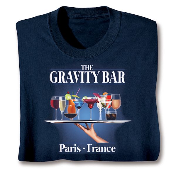 Product image for The Gravity Bar - Paris, France T-Shirt or Sweatshirt