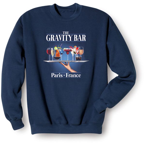 Product image for The Gravity Bar - Paris, France T-Shirt or Sweatshirt