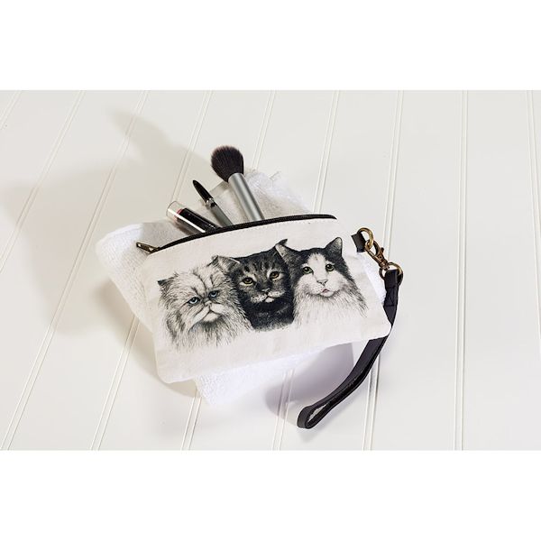 Product image for Cat-Trio Pouch With Strap