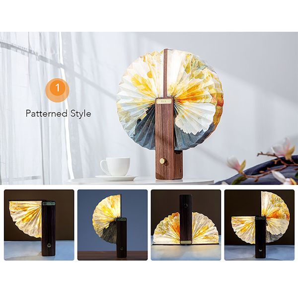 Product image for Patterned Accordion Fan Lamp