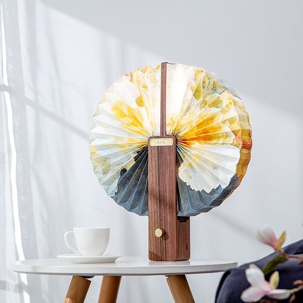Product image for Patterned Accordion Fan Lamp