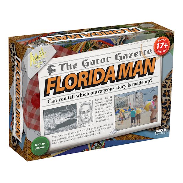 Product image for Florida Man Truth Or Fake News Game