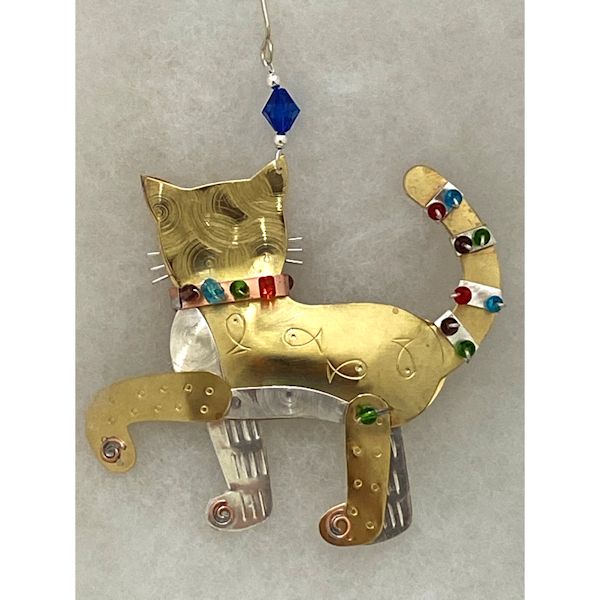 Product image for Fair-Trade Cats Ornaments