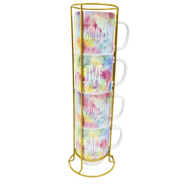 Product image for Watercolor Stacking Mugs