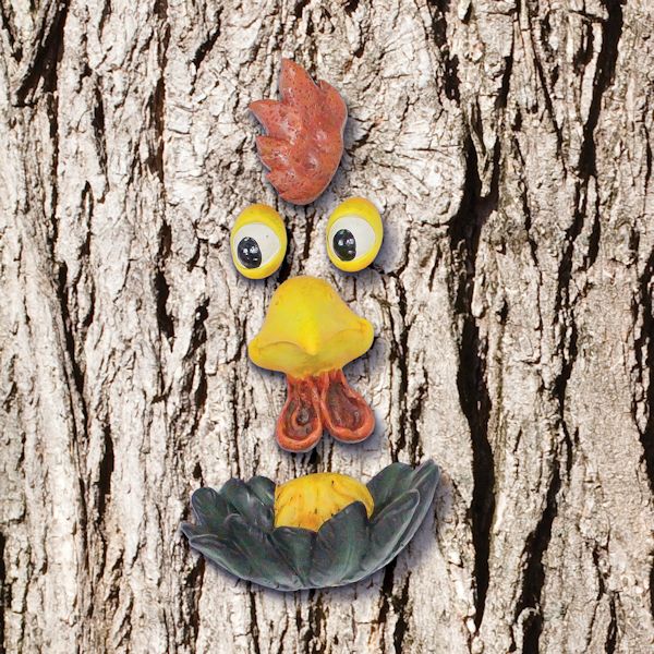 Product image for Rooster Tree Face Bird Feeder