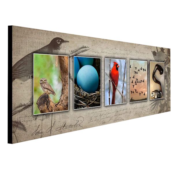 Product image for Personalized Birdwatcher's Name Art