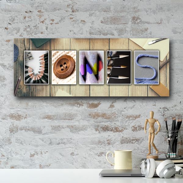 Product image for Personalized Crafter's Name Art
