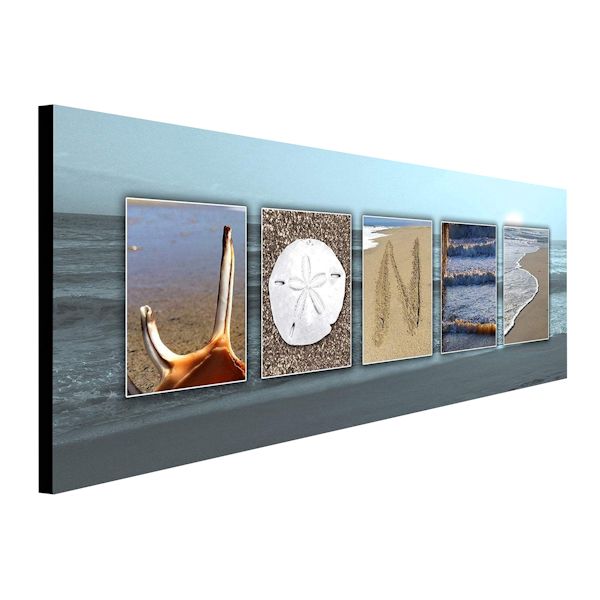 Product image for Personalized Coastal Beach Name Art