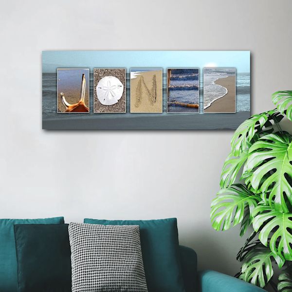 Product image for Personalized Coastal Beach Name Art