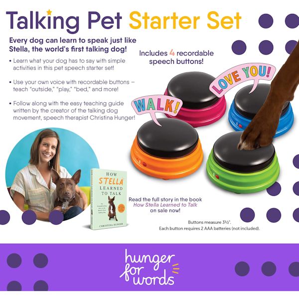 Product image for Hunger For Words Talking Pet Starter Set