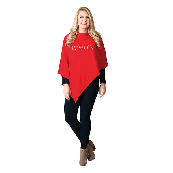 Product image for Merry Sequin Poncho