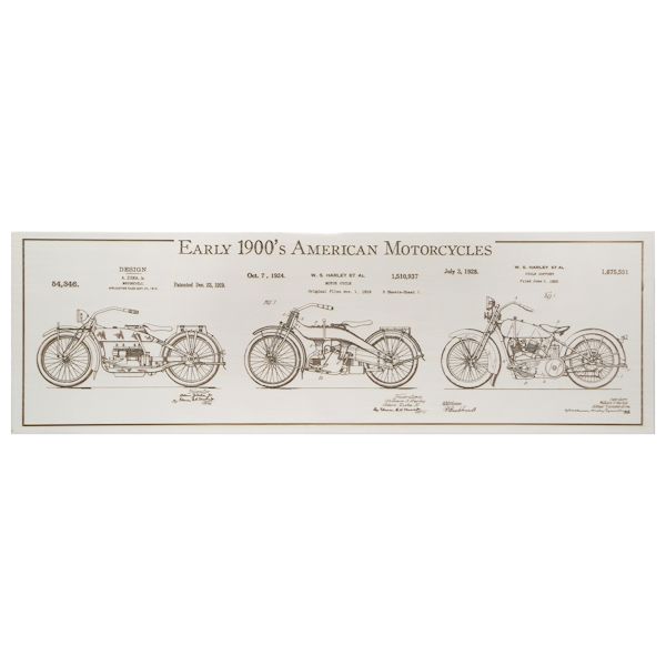 Product image for Early 1900s American Motorcycle Patents