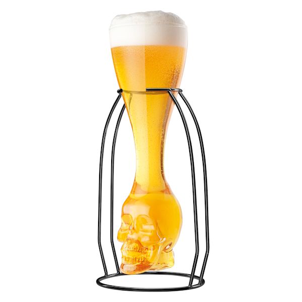 Product image for Skull Glass With Stand