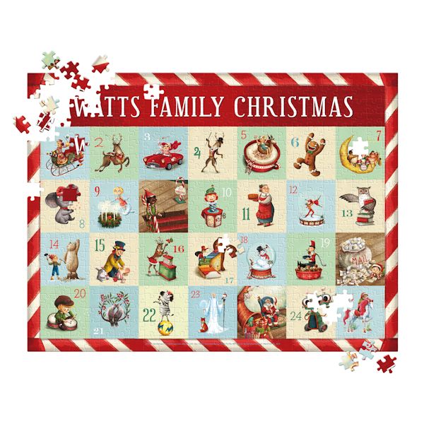 Product image for Personalized Countdown To Christmas 500 Piece Puzzle