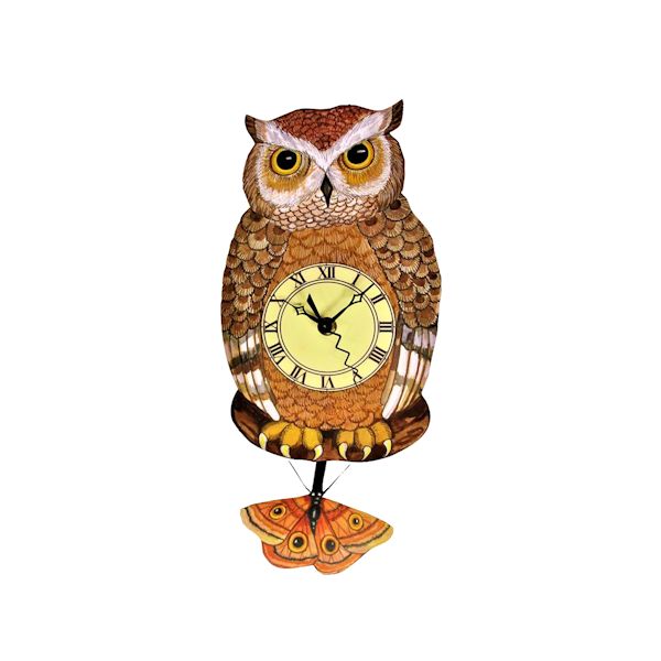 Product image for Owl Pendulum Clock
