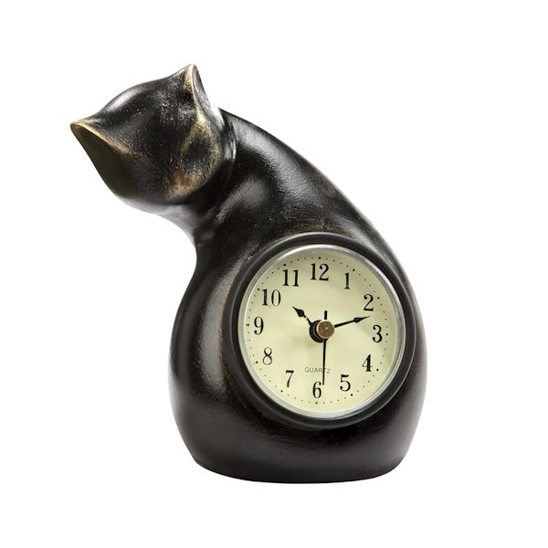Product image for Art Deco Cat Clock