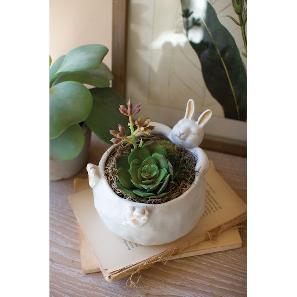 Product image for Ceramic Bunny Planter