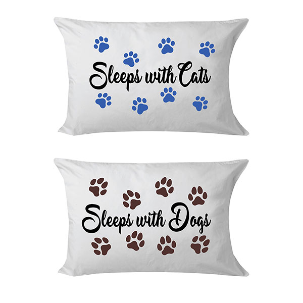 Product image for Sleeps With Pets Pillowcases