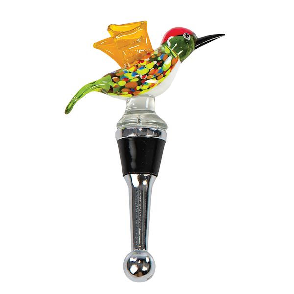 Product image for Hummingbird Glass Bottle Stopper
