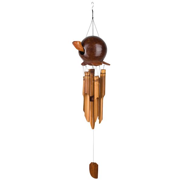 Product image for Bobbing Head Sea Turtle Bamboo Chime