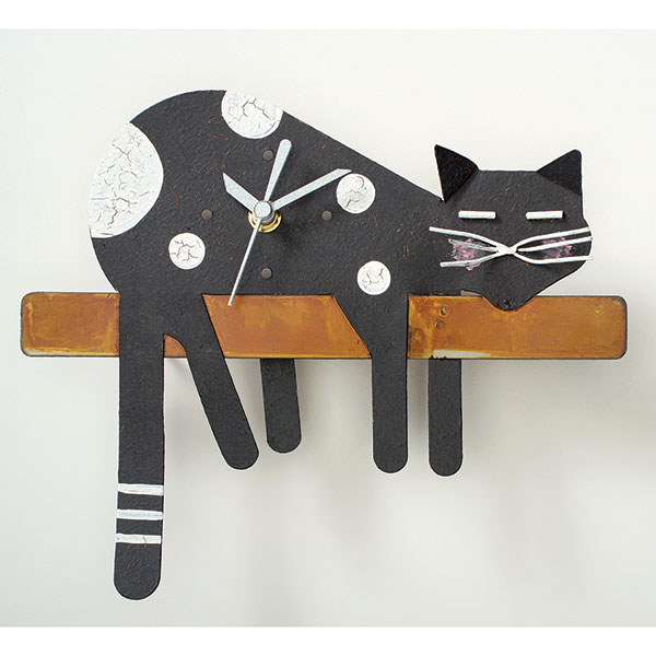 Product image for Sleepy Cat Wall Clock