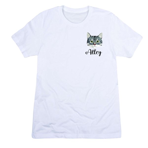 Product image for Short Hair Custom Cat T-Shirt