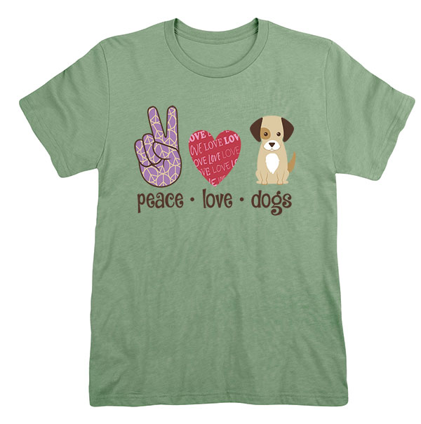 Product image for Peace Love Dogs T-Shirt