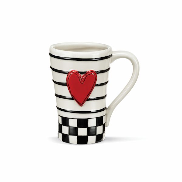 Product image for Heartfelt Ceramics From Artist Tracy Pesche - Stoneware Mugs