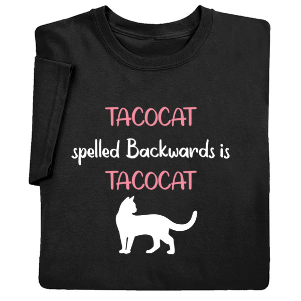 Product image for Tacocat Spelled Backwards Is Tacocat T-Shirt or Sweatshirt