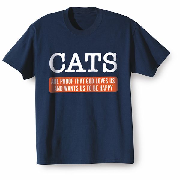 Product image for Pets Equal Happiness, Cats T-Shirt Or Sweathirt