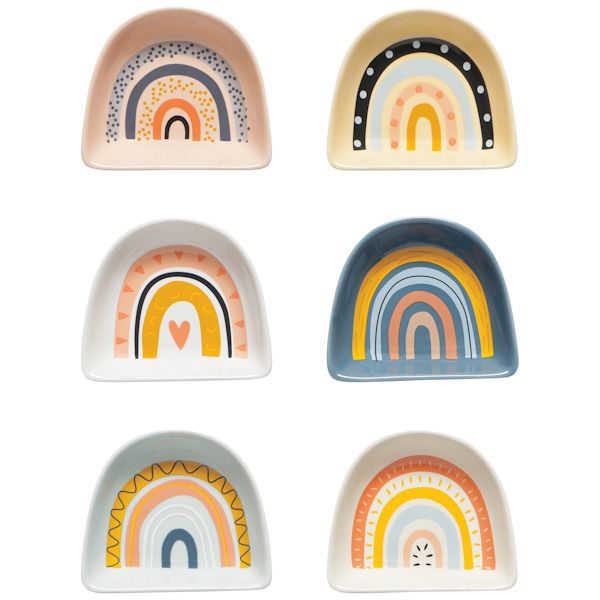 Product image for Rainbow Dishes - Set Of 6