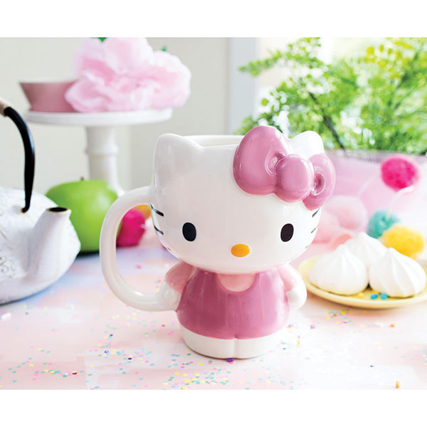 Product image for Hello Kitty 3D Sculpted Ceramic Mug
