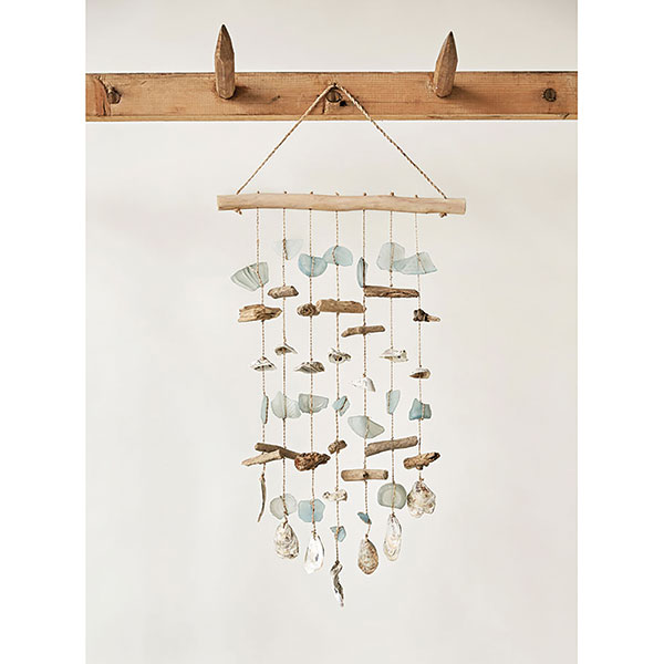 Product image for Sea Glass & Shell Wind Chime