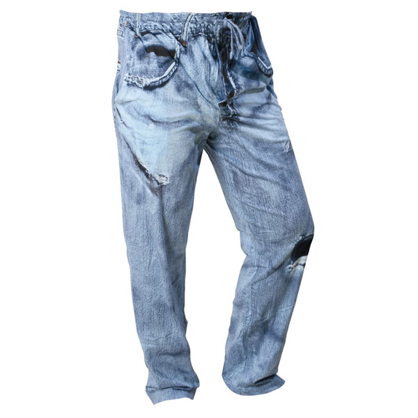Product image for Super Soft Jeans Lounge Pants with Drawstring Waist