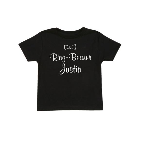 Product image for Personalized Ring Bearer T-Shirt or Sweatshirt